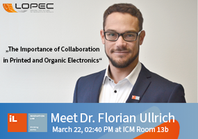 Dr. Florian Ullrich talk at the Business Conference at LOPEC Trade Fair