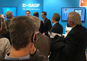 iL and BASF booth at LOPEC 2018