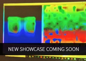 Heatmap and text: New showcase coming soon